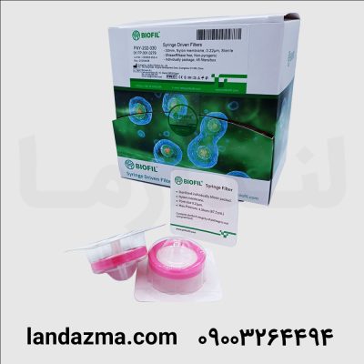 فیلتر سرسرنگی µ0/22 از جنس نایلونی با قطر 30mm