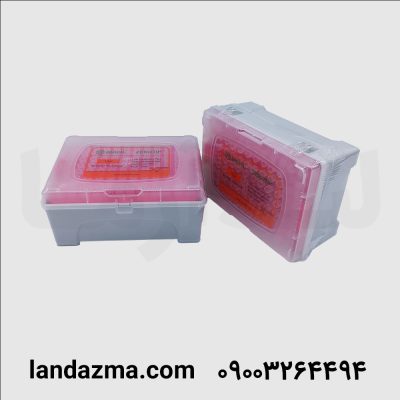 سر سمپلرλ0/1 - 10 استریل فیلتردار کریستالی کوتاه داخل رک DNAse/RNAse Free