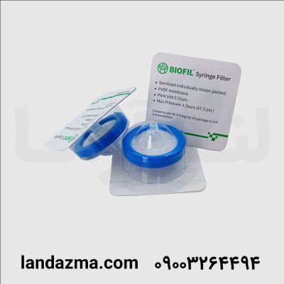 فیلتر سرسرنگی µ 0/22 از جنس PVDF با قطر 30mm