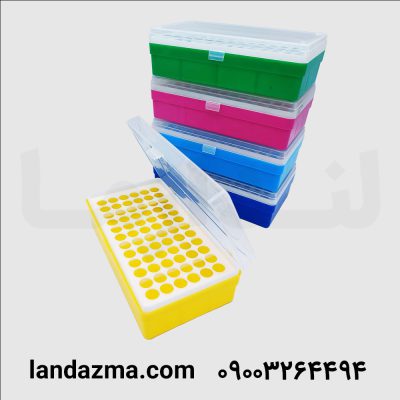 رک میکروتیوب 1/5 با درب لولائی 72 خانه چینی
